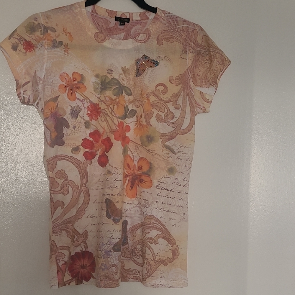 Floral Print Women's Top
